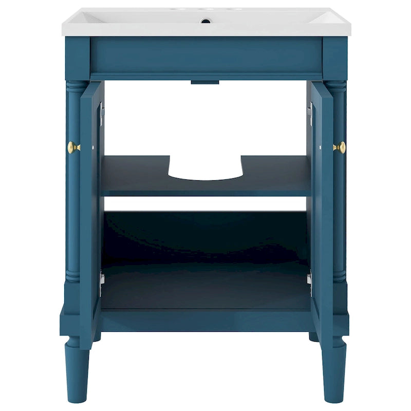 Meuble-lavabo simple vasque