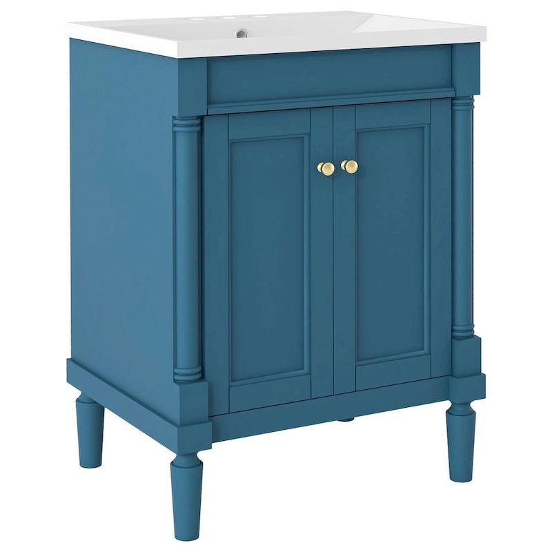 Meuble-lavabo simple vasque