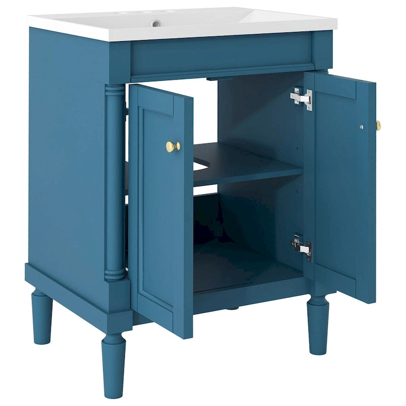 Meuble-lavabo simple vasque