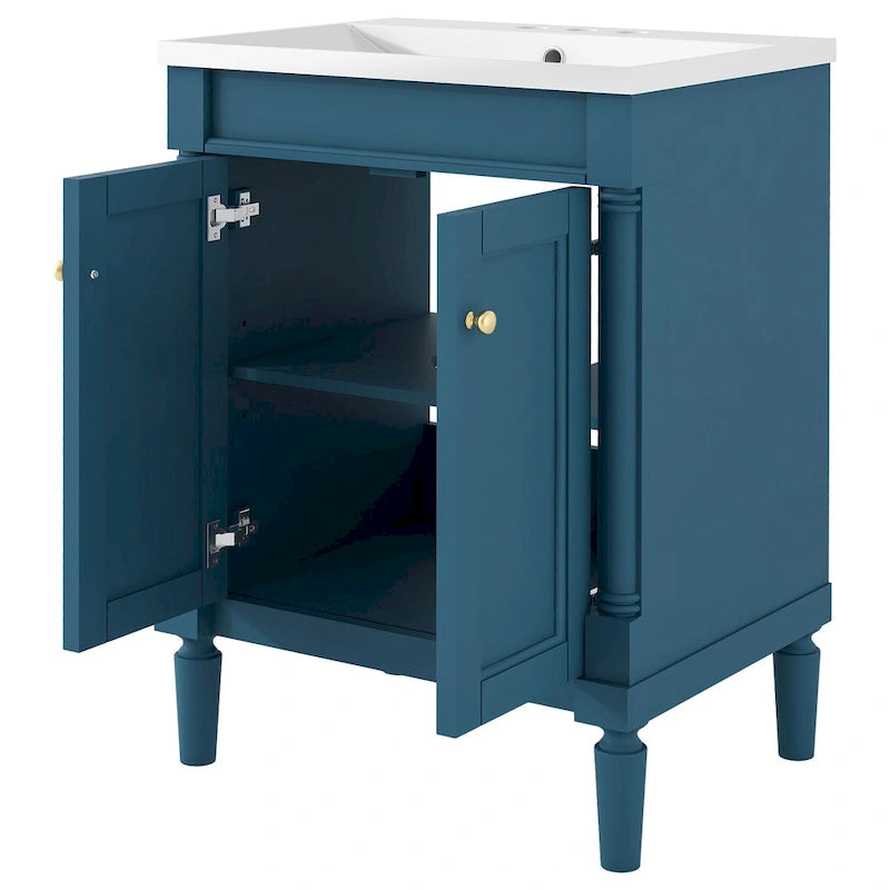 Meuble-lavabo simple vasque