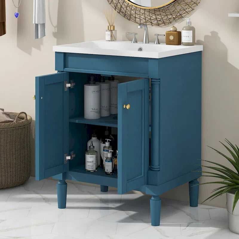Meuble-lavabo simple vasque