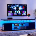 Table console de rangement média centrale avec grand meuble latéral pour salon - 63.00L * 16W * 21H