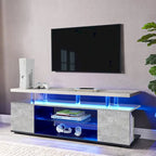 Table console de rangement média centrale avec grand meuble latéral pour salon - 63.00L * 16W * 21H