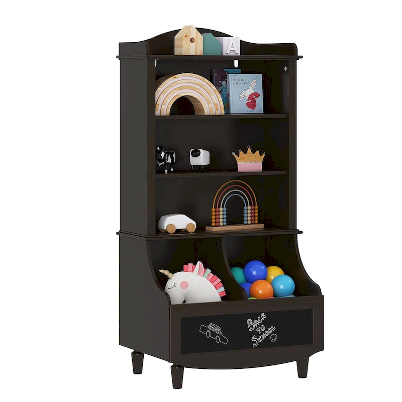 COSTARS Kids Bookshelf and Toy Storage Open Bookshelf and Toy Organizer Cabinet