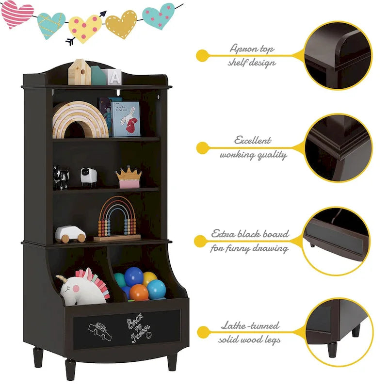 Étagère pour enfants COSTARS et rangement de jouets Étagère ouverte et armoire de rangement de jouets