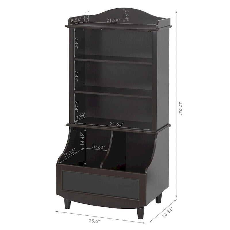 Étagère pour enfants COSTARS et rangement de jouets Étagère ouverte et armoire de rangement de jouets