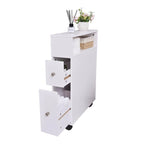 Meuble de rangement étroit pour salle de bain - 19,69P x 6,45L x 22,83H