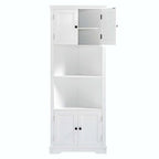 Meuble de rangement haut de salle de bain avec étagère réglable