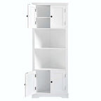 Meuble de rangement haut de salle de bain avec étagère réglable