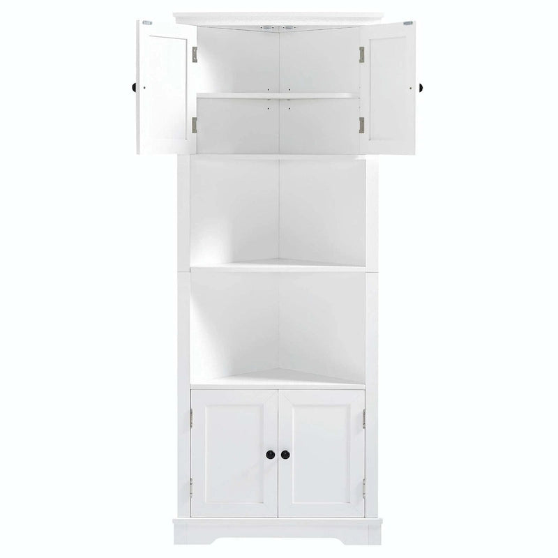 Meuble de rangement haut de salle de bain avec étagère réglable