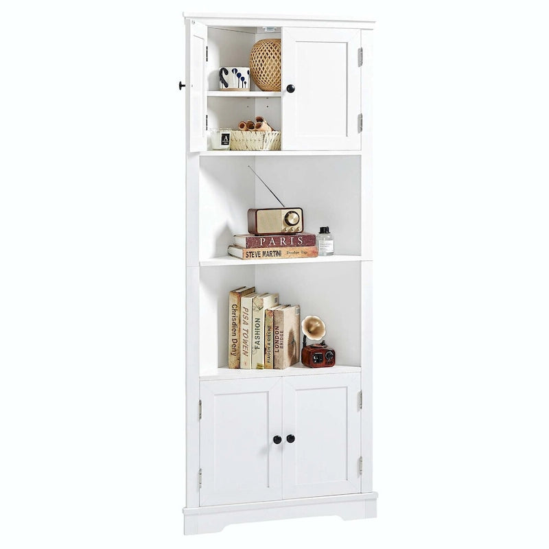 Meuble de rangement haut de salle de bain avec étagère réglable