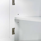 Meuble de rangement haut de salle de bain avec étagère réglable