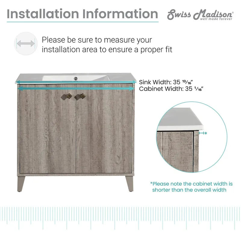 Lavabo mural carré Pur 16,5 - Marron