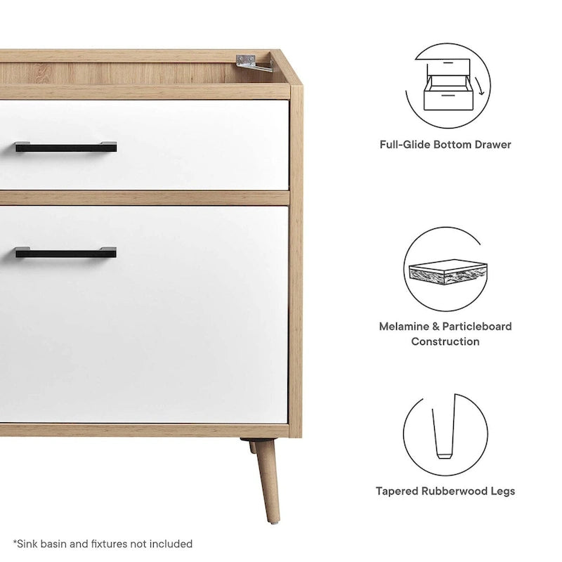 Meuble-lavabo Maverick 36 - Lavabo non inclus