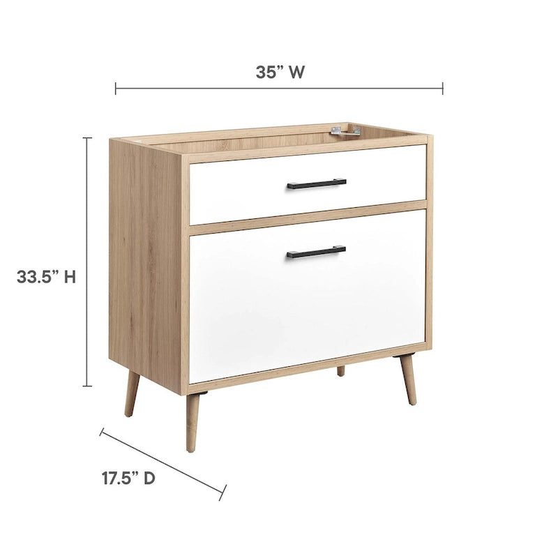 Meuble-lavabo Maverick 36 - Lavabo non inclus