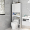 Meuble de rangement de salle de bain au-dessus des toilettes