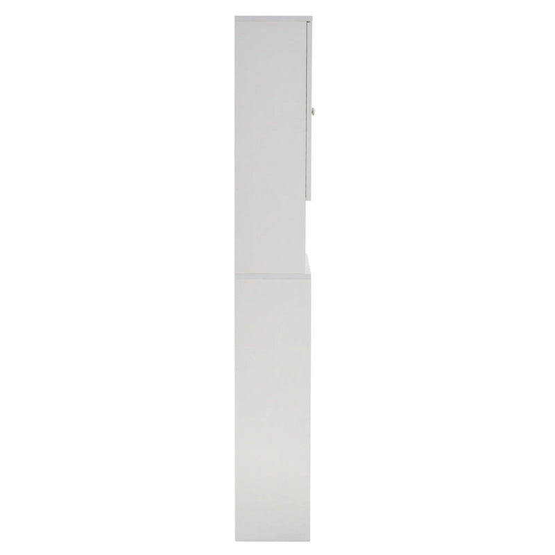 Meuble de rangement de salle de bain au-dessus des toilettes