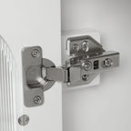 Meuble-lavabo de salle de bain avec deux tiroirs et porte