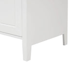 Meuble-lavabo de salle de bain avec deux tiroirs et porte