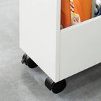 Haotian BZR46-W, Meuble bas de salle de bain avec étagère à 3 niveaux