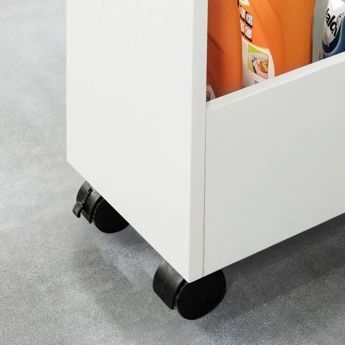 Haotian BZR46-W, Meuble bas de salle de bain avec étagère à 3 niveaux