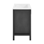 Meuble-lavabo Avallon 24 en noir mat