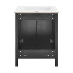 Meuble-lavabo Avallon 24 en noir mat