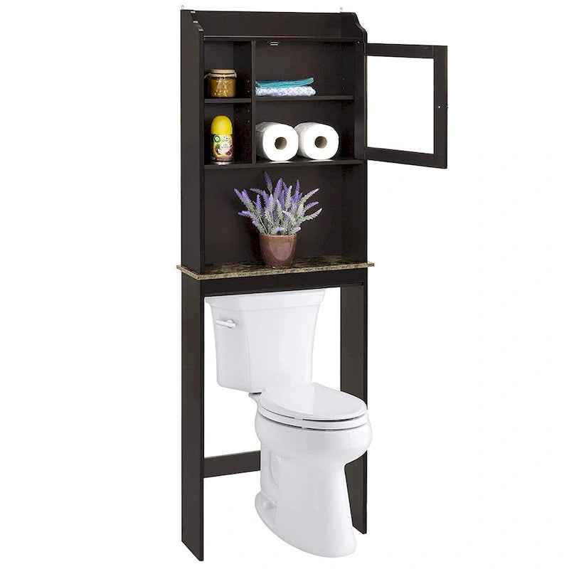 Armoire murale de 23,25 po L x 7,5 po P x 69 po H, en expresso