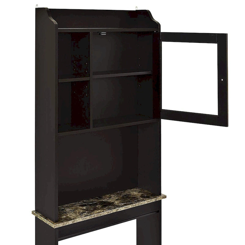 Armoire murale de 23,25 po L x 7,5 po P x 69 po H, en expresso