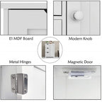 Meuble de Rangement Salle de Bain - 11.81P x 23.62L x 31.89H