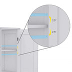 Meuble de Rangement Salle de Bain - 11.81P x 23.62L x 31.89H