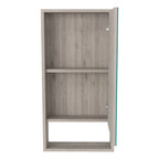 Armoire à pharmacie Irvine, une étagère extérieure, finition blanche, haute qualité et durable