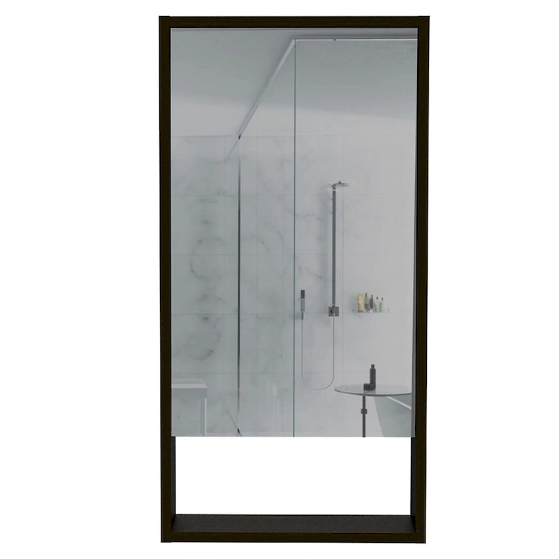 Armoire à pharmacie Irvine, une étagère extérieure, finition blanche, haute qualité et durable