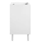 Meuble-lavabo Calla 24 en métal perforé (lavabo non inclus)