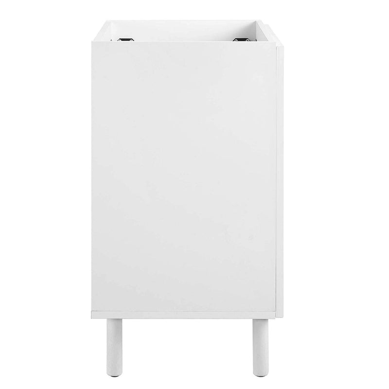 Meuble-lavabo Calla 24 en métal perforé (lavabo non inclus)