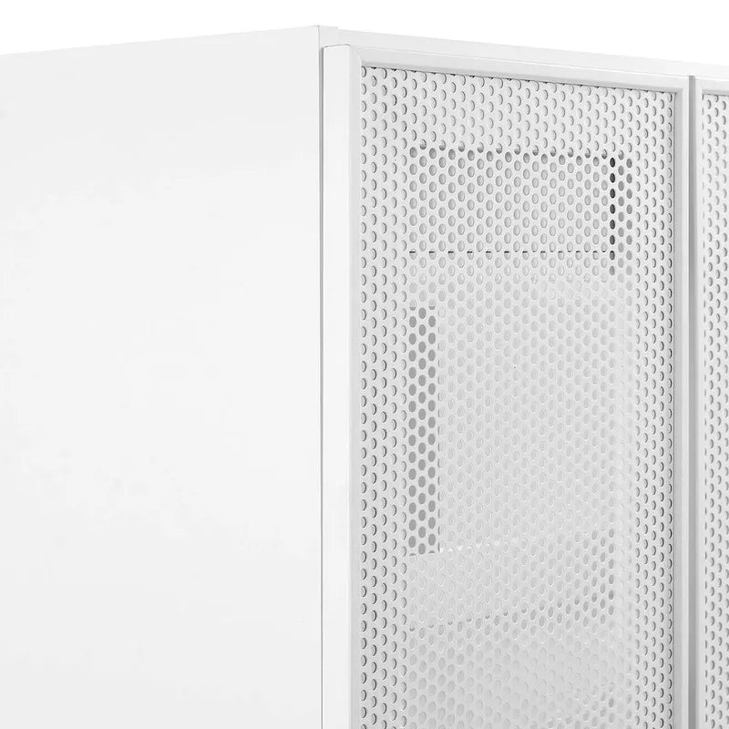Meuble-lavabo Calla 24 en métal perforé (lavabo non inclus)