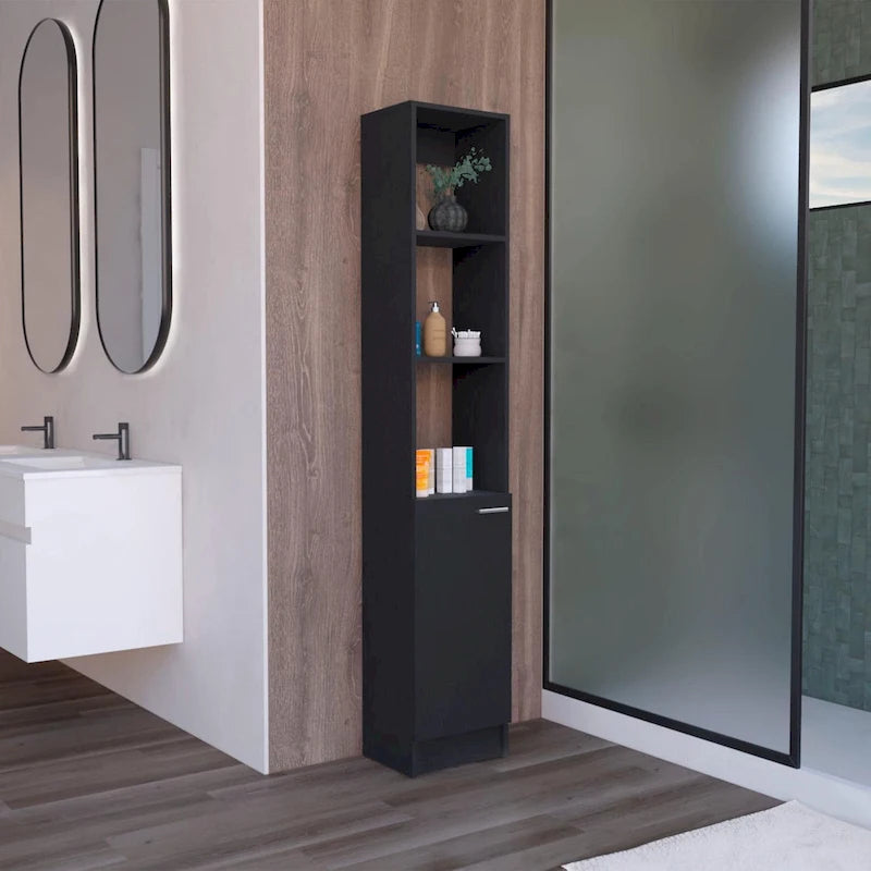 Meuble de rangement de salle de bain Parks Linen avec 6 étagères