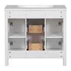 Meuble-lavabo avec vasque intégrée en résine
