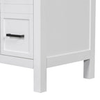 Meuble-lavabo avec vasque intégrée en résine
