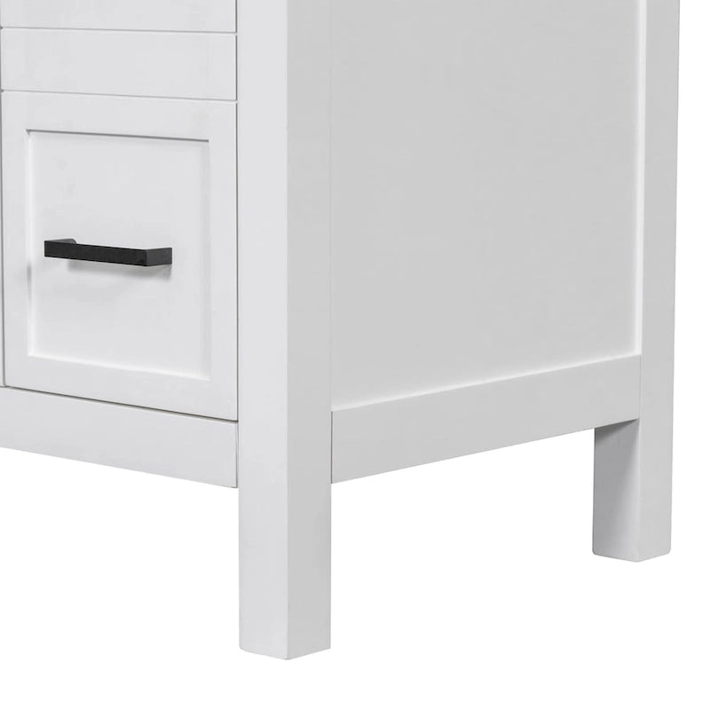 Meuble-lavabo avec vasque intégrée en résine