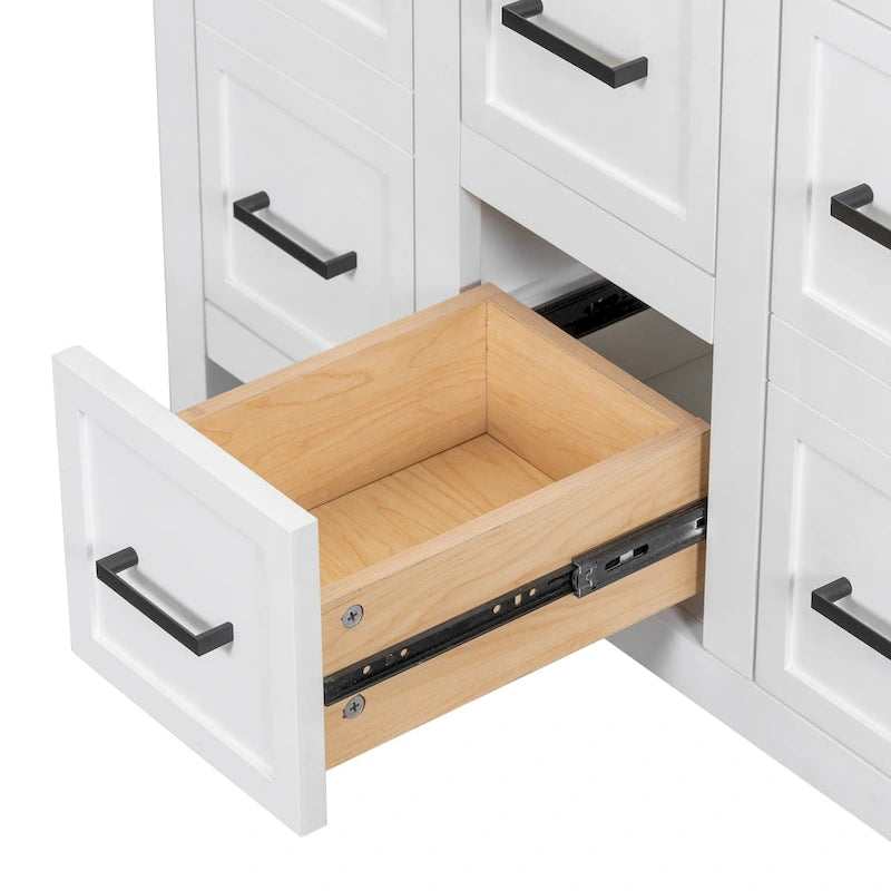 Meuble-lavabo avec vasque intégrée en résine