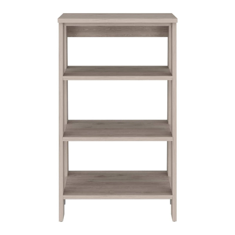 Armoire à linge Colyn, quatre étagères, verticale, chêne clair / blancHaute qualité et durable