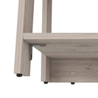 Armoire à linge Colyn, quatre étagères, verticale, chêne clair / blancHaute qualité et durable