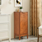 Meuble de salle de bain moderne et armoire de rangement avec étagères réglables, laiton antique (14,512,635,7)