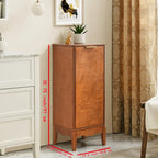 Meuble de salle de bain moderne et armoire de rangement avec étagères réglables, laiton antique (14,512,635,7)