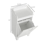 Panier à Linge Inclinable 31", Panier de Rangement Autonome pour la Maison