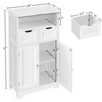 Meuble de rangement de salle de bain avec 2 tiroirs - 12P x 24L x 41H
