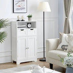 Meuble de rangement de salle de bain avec 2 tiroirs - 12P x 24L x 41H