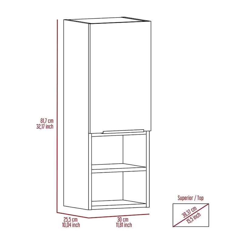 Meuble-lavabo Hazelton, salle de bain, finition chêne fumé, haute qualité et durable