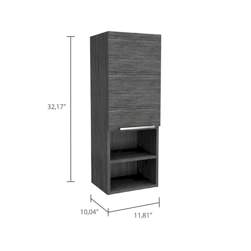 Meuble-lavabo Hazelton, salle de bain, finition chêne fumé, haute qualité et durable